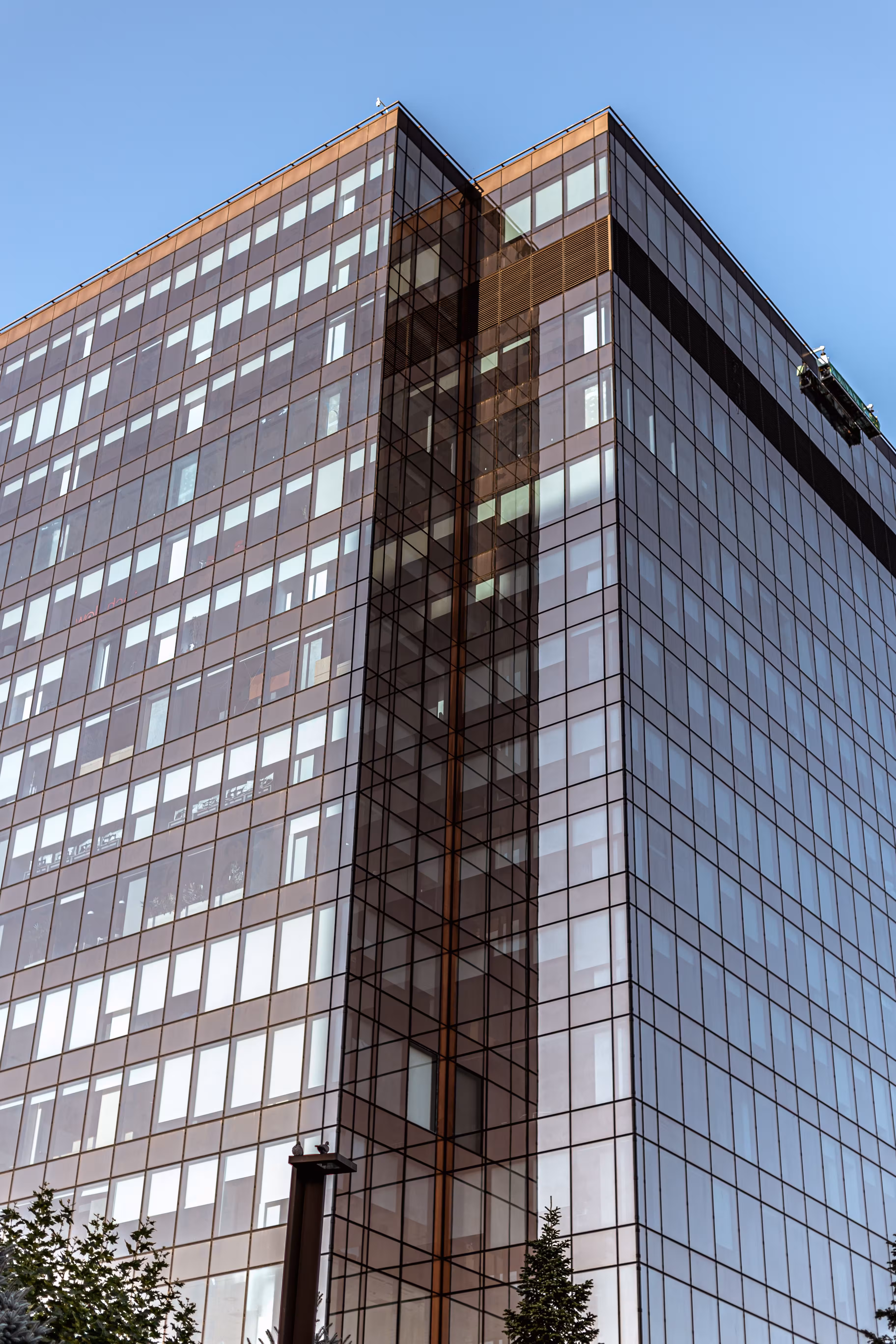 Mobile city commercial real estate background